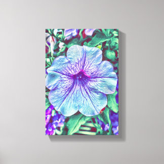 Vår trädgårdsblommor canvastryck