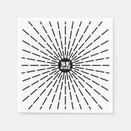 Var trevlig pappersservett