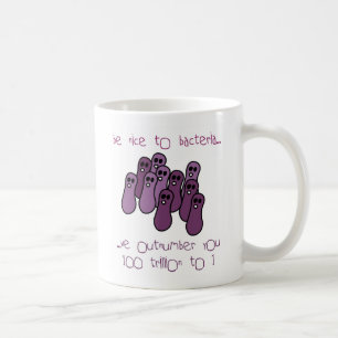 var trevlig till bakterier kaffemugg