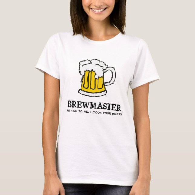 Var trevlig till Brewmasteren! Tee (Framsida)