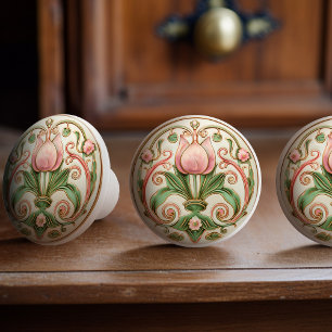 Vår Tulip Elegance Ceramic Knob Drag Knopp