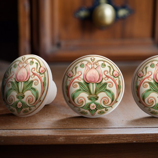 Vår Tulip Elegance Ceramic Knob Drag Knopp (Skapare uppladdad)