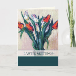 Vår Tulips. Anpassningsbarna Fine Art Påsk Helgkort