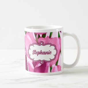 Vår Tulips eget namn Mors dag Gift Kaffemugg