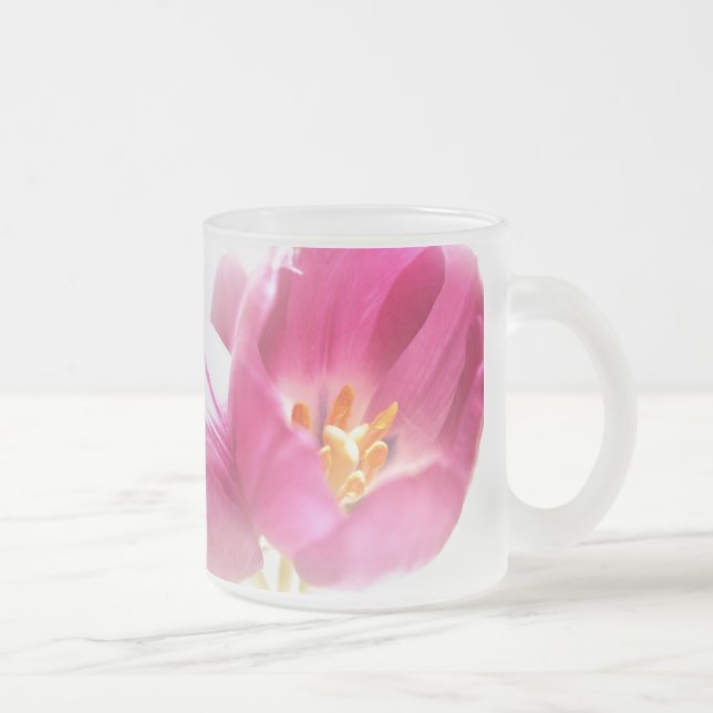 Vår Tulips Frostat Glass Mugg (Höger)