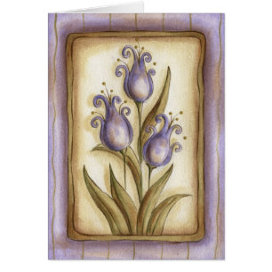 Vår Tulips Hälsningskort