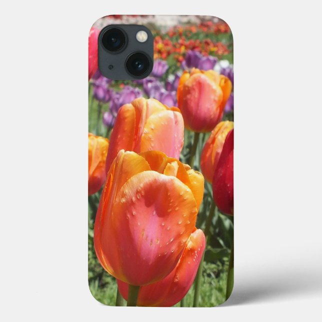 Vår Tulips iPad Mini Retina fodral (Baksida)