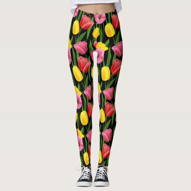 Vår Tulips Leggings (Framsida)