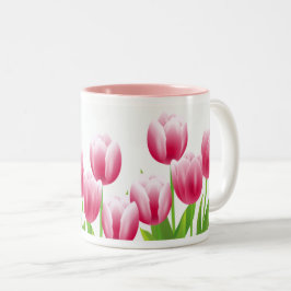 Vår Tulips Påsk Gift Två-Tonad Mugg