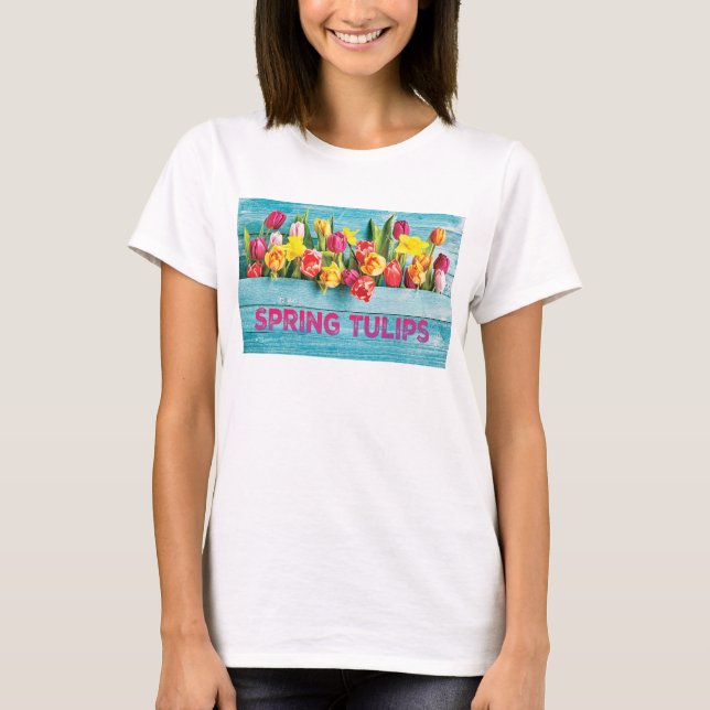 Vår Tulips T Shirt (Framsida)