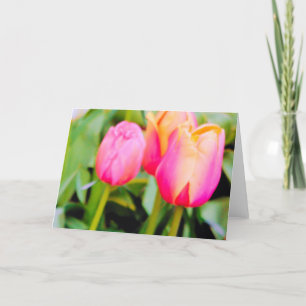 VÅR TULIPS TACK KORT