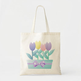 Vår Tulips Tote Bag Tygkasse