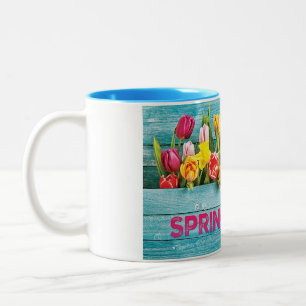 Vår Tulips Två-Tonad Mugg