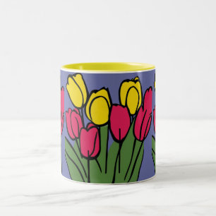 Vår Tulips Två-Tonad Mugg