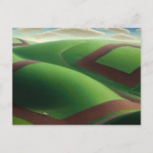 Vår Turning, 1936 av Grant Wood Vykort