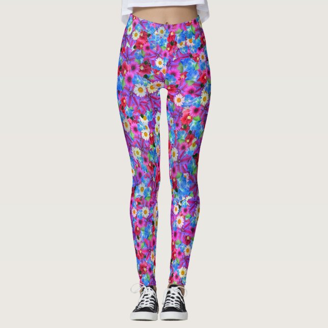 vår tusenskönor leggings (Framsida)