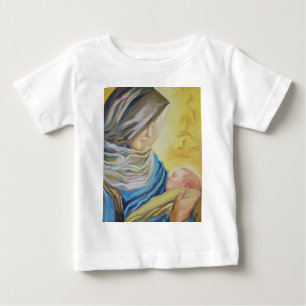Vår tysta jungfru som håller Jesusbarnet T Shirt