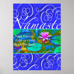 Var tysta Yoga-praxis i sessionsstudier Poster