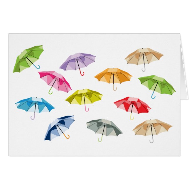 Vår Umbrellas Hälsningskort (Framsidan Horizontal)