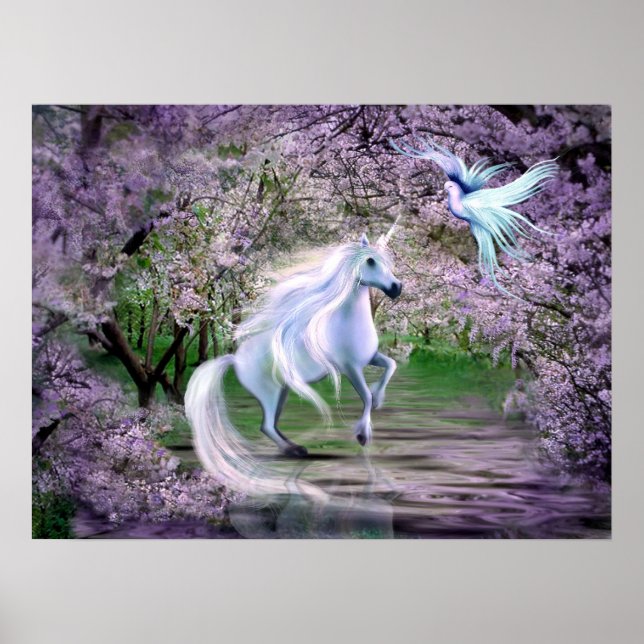 Vår Unicorn-fantasi Poster (Framsidan)
