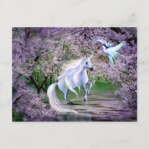 Vår Unicorn-fantasi Vykort
