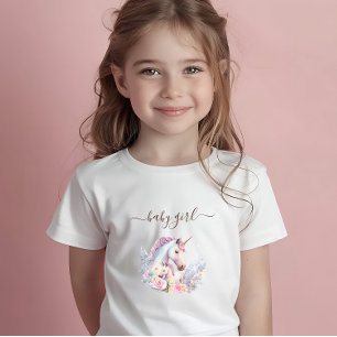 Vår Unicorn Watercolor T Shirt