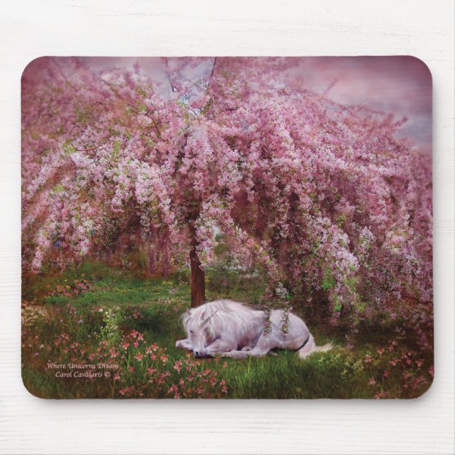 Var Unicorns drömm Mousepad Musmatta (Framsidan)