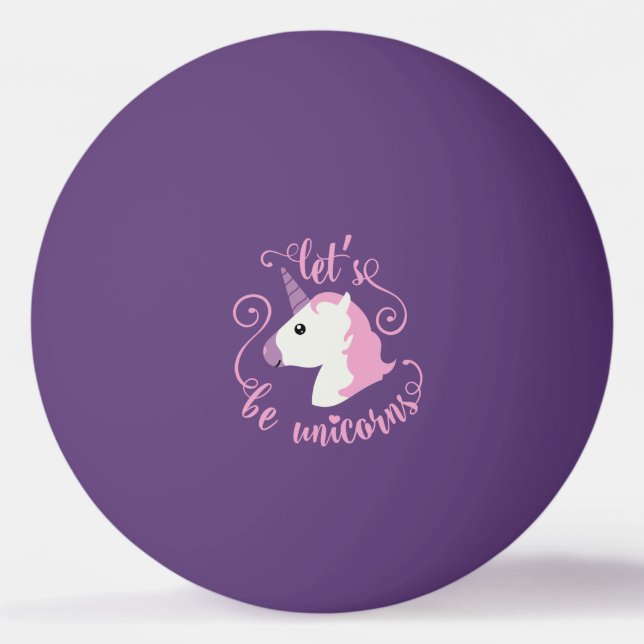 Var Unicorns (emojien) Pingisboll (Framsidan)