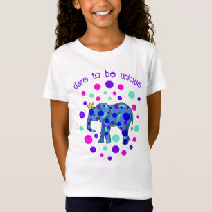 Var unik Elephant Girl's T-Shirt