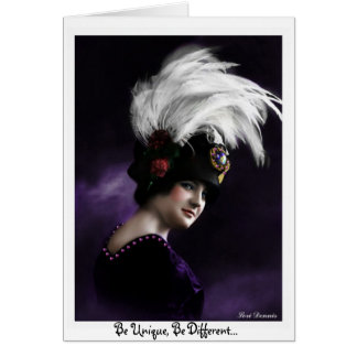 Var unik hälsningskort