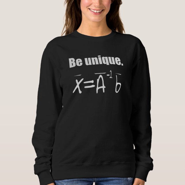 Var unik linjärt algebra t shirt (Framsida)