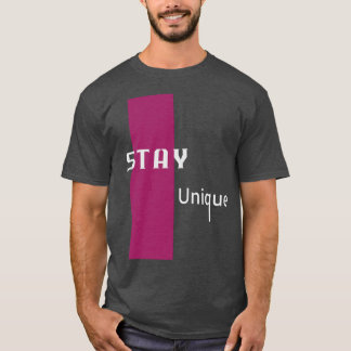 Var unik modern grafisk konst med djärk rosa t shirt