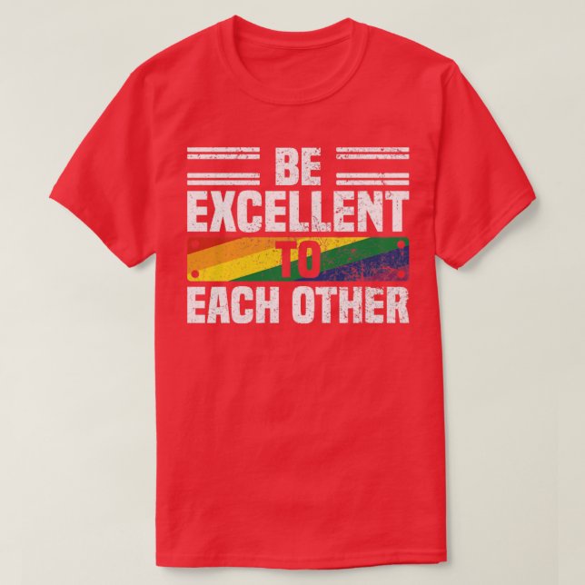 Var utmärkt för varannan Coola Pride månad T Shirt (Design framsida)