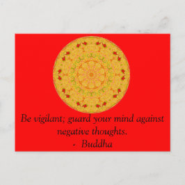 Var vaksam, var uppmärksam, var försiktig med nega vykort