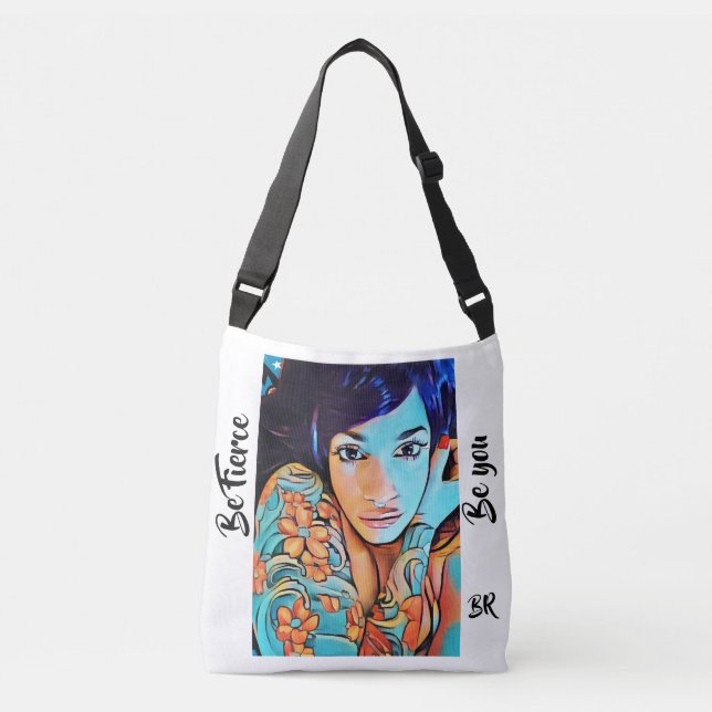 Var våldsam är dig axelväska (Framsida)