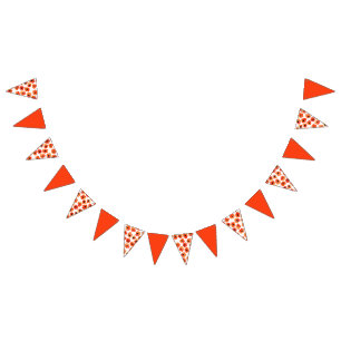 Vår vallmoblommor Bröllop Decor Vimplar