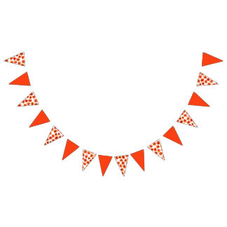 Vår vallmoblommor Bröllop Decor Vimplar