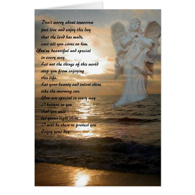 Var välsignad_ hälsningskort (Framsidan)