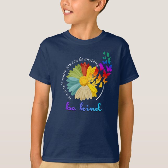 Var vänlig | Barn T Shirt (Framsida)