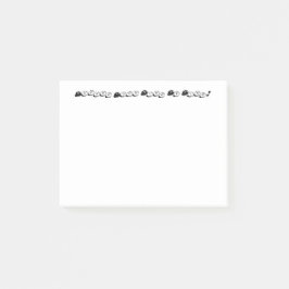 Var vänlig bokför anteckningar post-it block