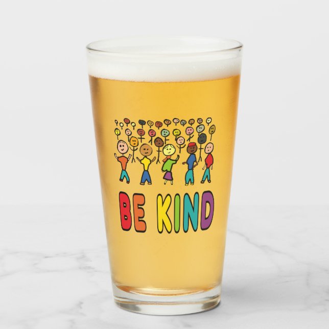 Var vänlig glaskopp (Framsida fylld)