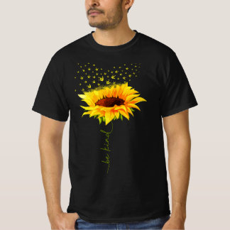 Var vänlig Hippie-solros i Kärlek, Döv ASL-tecken T Shirt