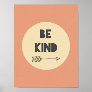 Var vänlig inspirationskonst - Nursery Art Poster
