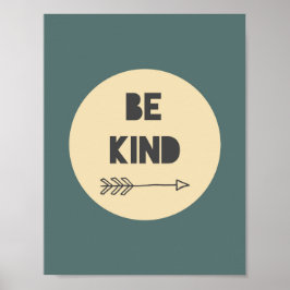 Var vänlig inspirationskonst - Nursery Art Poster