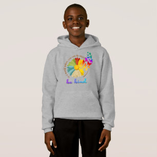 Var vänlig   Kids Pullover Hoodie T Shirt