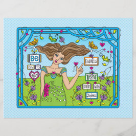 Var vänlig mot andra_Fyll Pappra Lakan 11" x 8,5"