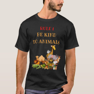 Var vänlig mot djur 1 t shirt