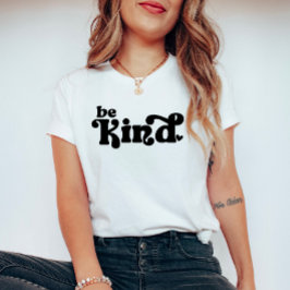 Var vänlig och minimalistisk t shirt