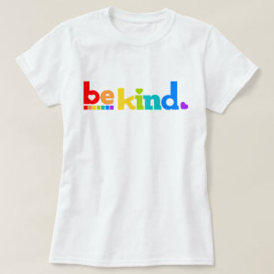 Var vänlig och rotera färgadens grafiska slogan t shirt