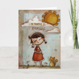 Var vänlig varje dag - gratulationskort helgkort